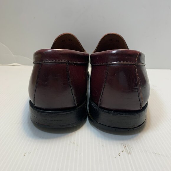 G.H. Bass & Co. Men\'s Burgundy Leather Penny Loafers main image 6